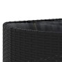 Set of garden sofas and cushions, 8 pieces, black synthetic rattan by , Garden sets - Ref: Foro24-3308388, Price: 560,92 €, D...