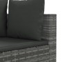 Garden sofa set 4 pieces with gray synthetic rattan cushions by , Garden sets - Ref: Foro24-3308458, Price: 256,99 €, Discoun...