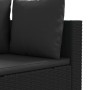 Garden sofa set with cushions 3 pcs synthetic black rattan by , Garden sets - Ref: Foro24-3308451, Price: 208,74 €, Discount: %