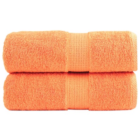 Zwei Handtücher, 100% Baumwolle, orange, 30x30 cm, 600 g/m². von , Handtücher - Ref: Foro24-137371, Preis: 9,95 €, Rabatt: %