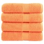 Bathroom towels 4 units 100% cotton green 100x150 cm 600 gsm by , Towels - Ref: Foro24-137384, Price: 70,72 €, Discount: %