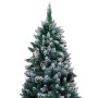 Künstlicher Weihnachtsbaum mit Tannenzapfen und weißem Schnee 180 cm von vidaXL, Weihnachtsbäume - Ref: Foro24-321016, Preis:...