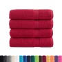 Toallas de mano 4 unidades 100% algodón rojo 50x100 cm 600 gsm de , Toallas - Ref: Foro24-137402, Precio: 29,06 €, Descuento: %