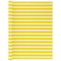 Toldo para balcón HDPE amarillo y blanco 120x500 cm de vidaXL, Sombrillas - Ref: Foro24-310882, Precio: 13,95 €, Descuento: %