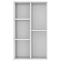 Glossy white plywood shelf/sideboard 50x25x80 cm by vidaXL, Bookcases and shelves - Ref: Foro24-800168, Price: 42,47 €, Disco...