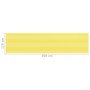 Toldo para balcón HDPE amarillo y blanco 120x500 cm de vidaXL, Sombrillas - Ref: Foro24-310882, Precio: 13,95 €, Descuento: %