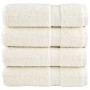 Toallas de ducha 4 uds 100% algodón crema 70x140 cm 600 gsm de , Toallas - Ref: Foro24-137477, Precio: 48,27 €, Descuento: %