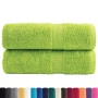 Guest towels 2 units apple green cotton 30x50 cm 600 gsm by , Towels - Ref: Foro24-137494, Price: 13,14 €, Discount: %