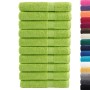 Premium towels 10 units, apple green, 100x200 cm, 600 gsm cotton by , Towels - Ref: Foro24-137511, Price: 223,54 €, Discount: %