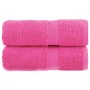 Guest towels 2 units 100% cotton pink 30x50 cm 600 gsm by , Towels - Ref: Foro24-137518, Price: 13,70 €, Discount: %