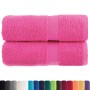 Guest towels 2 units 100% cotton pink 30x50 cm 600 gsm by , Towels - Ref: Foro24-137518, Price: 13,70 €, Discount: %