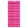 Toallas de ducha 10 uds 100% algodón rosa 70x140 cm 600 gsm de , Toallas - Ref: Foro24-137526, Precio: 108,39 €, Descuento: %