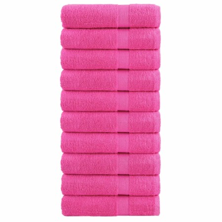 Toallas de ducha 10 uds 100% algodón rosa 70x140 cm 600 gsm de , Toallas - Ref: Foro24-137526, Precio: 108,39 €, Descuento: %