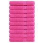 Toallas de sauna 10 uds 100% algodón rosa 80x100 cm 600 gsm de , Toallas - Ref: Foro24-137532, Precio: 175,18 €, Descuento: %