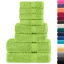 8-piece towel set 100% cotton apple green 600 gsm by , Towels - Ref: Foro24-137551, Price: 43,99 €, Discount: %