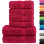 6-piece towel set 100% cotton red 600 gsm by , Towels - Ref: Foro24-137564, Price: 46,26 €, Discount: %