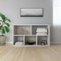 Glossy white plywood shelf/sideboard 50x25x80 cm by vidaXL, Bookcases and shelves - Ref: Foro24-800168, Price: 42,47 €, Disco...