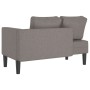 Sofá diván con cojines tela gris taupe de , Divanes - Ref: Foro24-4007583, Precio: 172,59 €, Descuento: %