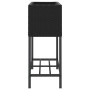 Planter with black synthetic rattan shelf by , Pots and planters - Ref: Foro24-366387, Price: 61,29 €, Discount: %