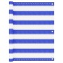 Toldo para balcón HDPE azul y blanco 75x300 cm de vidaXL, Sombrillas - Ref: Foro24-310884, Precio: 13,29 €, Descuento: %