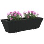 Jardineras con ganchos 2 unidades ratán sintético negro de , Maceteros y jardineras - Ref: Foro24-366401, Precio: 53,36 €, De...