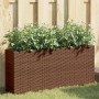 Pflanzgefäß mit 2 braunen künstlichen Rattan-Blumentöpfen 90x20x40 cm. von , Töpfe und Pflanzgefäße - Ref: Foro24-366408, Pre...