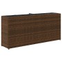 Planter with 2 brown synthetic rattan pots 90x20x40 cm by , Pots and planters - Ref: Foro24-366408, Price: 60,54 €, Discount: %