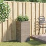 Pflanzgefäß aus grauem synthetischem Rattan 40x40x80 cm von , Töpfe und Pflanzgefäße - Ref: Foro24-366415, Preis: 74,27 €, Ra...