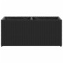 Garden planter with 2 black PE rattan planters 72x30x32 cm by , Pots and planters - Ref: Foro24-366422, Price: 45,83 €, Disco...