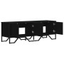 Mueble de TV madera de ingeniería negro 122x34x41 cm de , Muebles TV - Ref: Foro24-848584, Precio: 79,23 €, Descuento: %