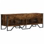 Engineered wood TV stand in smoked oak, 122x34x41 cm by , TV Furniture - Ref: Foro24-848586, Price: 76,90 €, Discount: %