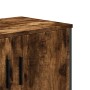 Engineered wood TV stand in smoked oak, 122x34x41 cm by , TV Furniture - Ref: Foro24-848586, Price: 76,90 €, Discount: %