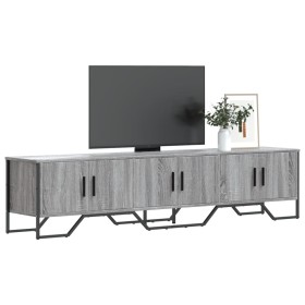 TV stand made of Sonoma gray engineered wood 180x34x41 cm by , TV Furniture - Ref: Foro24-848592, Price: 122,22 €, Discount: %