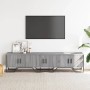 TV stand made of Sonoma gray engineered wood 180x34x41 cm by , TV Furniture - Ref: Foro24-848592, Price: 122,39 €, Discount: %