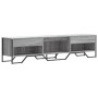 TV stand made of Sonoma gray engineered wood 180x34x41 cm by , TV Furniture - Ref: Foro24-848592, Price: 122,39 €, Discount: %