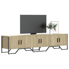 TV stand made of Sonoma oak engineered wood, 180x34x41 cm by , TV Furniture - Ref: Foro24-848590, Price: 118,99 €, Discount: %