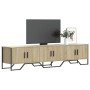 TV stand made of Sonoma oak engineered wood, 180x34x41 cm by , TV Furniture - Ref: Foro24-848590, Price: 118,56 €, Discount: %