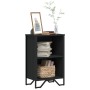 Engineered wood black shelf 50x31x74.5 cm by , Bookcases and shelves - Ref: Foro24-848599, Price: 49,26 €, Discount: %