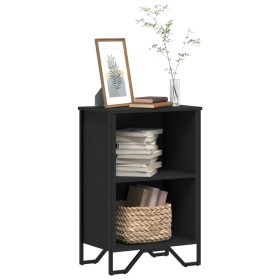 Engineered wood black shelf 50x31x74.5 cm by , Bookcases and shelves - Ref: Foro24-848599, Price: 46,99 €, Discount: %