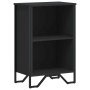 Engineered wood black shelf 50x31x74.5 cm by , Bookcases and shelves - Ref: Foro24-848599, Price: 49,26 €, Discount: %