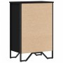 Engineered wood black shelf 50x31x74.5 cm by , Bookcases and shelves - Ref: Foro24-848599, Price: 49,26 €, Discount: %