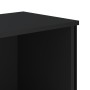 Engineered wood black shelf 50x31x74.5 cm by , Bookcases and shelves - Ref: Foro24-848599, Price: 49,26 €, Discount: %