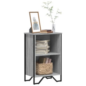 Estantería madera de ingeniería gris Sonoma 50x31x74,5 cm de , Librerías y estanterías - Ref: Foro24-848602, Precio: 46,99 €,...