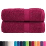 2 units of towels 100% cotton burgundy 30x30 cm 600 gsm by , Towels - Ref: Foro24-137203, Price: 9,95 €, Discount: %