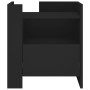 Mesita de noche madera de ingeniería negro 45x50x50 cm de , Mesitas de noche - Ref: Foro24-848277, Precio: 81,99 €, Descuento: %