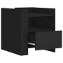 Mesita de noche madera de ingeniería negro 45x50x50 cm de , Mesitas de noche - Ref: Foro24-848277, Precio: 81,99 €, Descuento: %