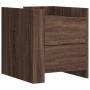 Mesita de noche madera de ingeniería roble marrón 45x50x50 cm de , Mesitas de noche - Ref: Foro24-848289, Precio: 83,99 €, De...