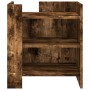 Mesita de noche madera de ingeniería roble ahumado 45x50x50 cm de , Mesitas de noche - Ref: Foro24-848294, Precio: 64,99 €, D...