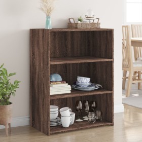 Engineered wood brown oak sideboard 70x41x93 cm by , Sideboards - Ref: Foro24-846375, Price: 88,99 €, Discount: %