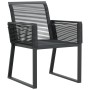 Garden chairs 4 units black synthetic rattan by , Garden chairs - Ref: Foro24-4008114, Price: 257,99 €, Discount: %